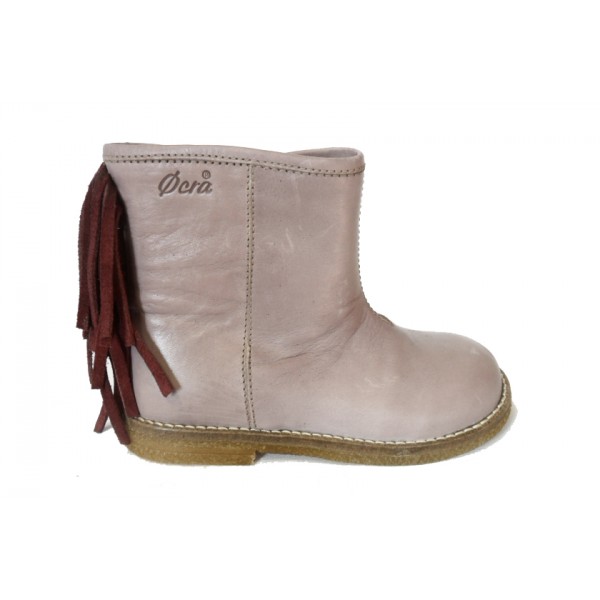 ocra-800-boots-cuir-rose-bordeau