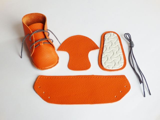 first-baby-shoes-orange